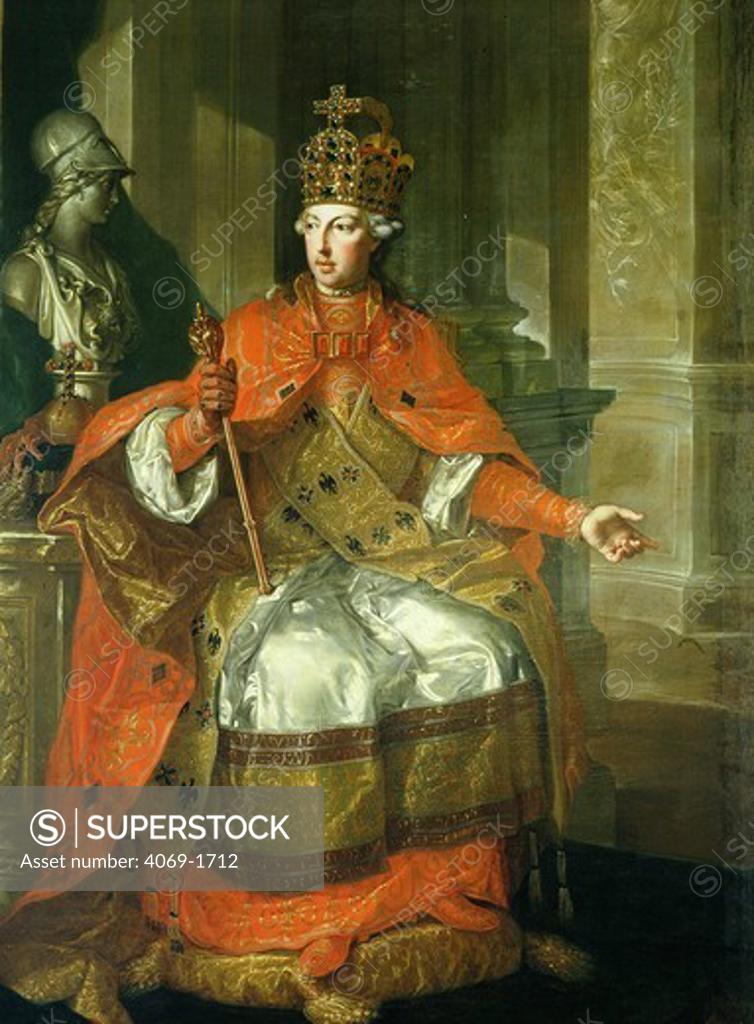Stock Photo: 4069-1712 Emperor JOSEPH II of Germany 1741-90 Holy Roman Emperor