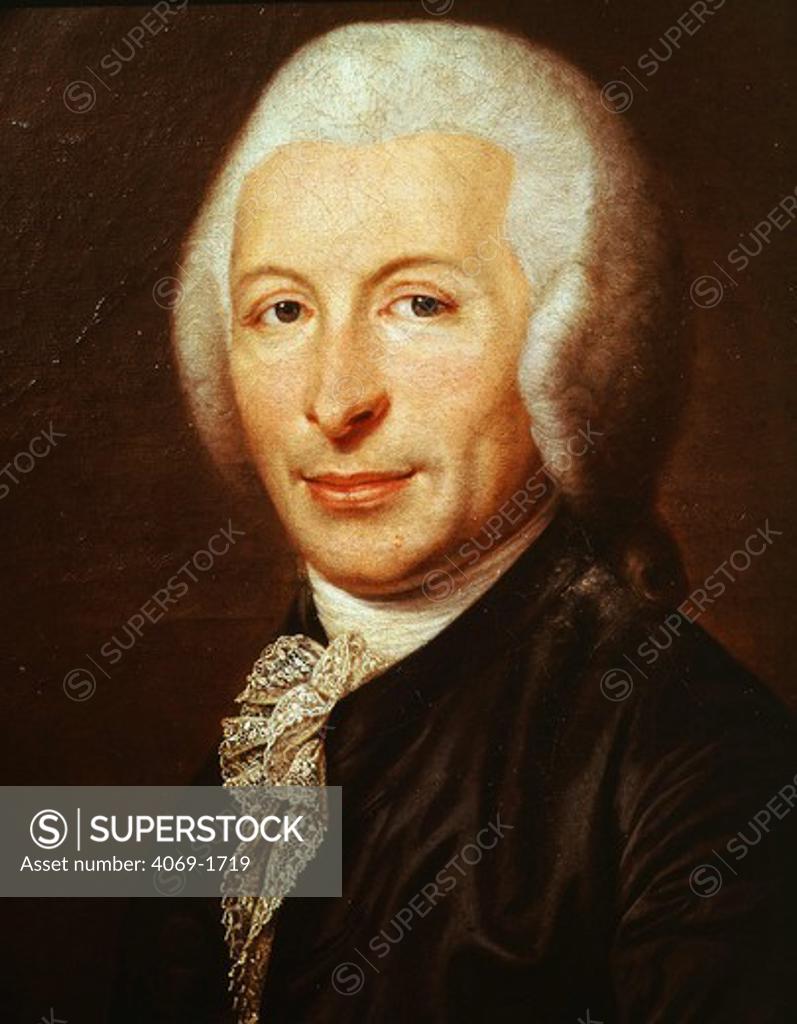 Stock Photo: 4069-1719 Doctor Joseph-Ignace GUILLOTIN 1738-?, French, invented guillotine, 18th century