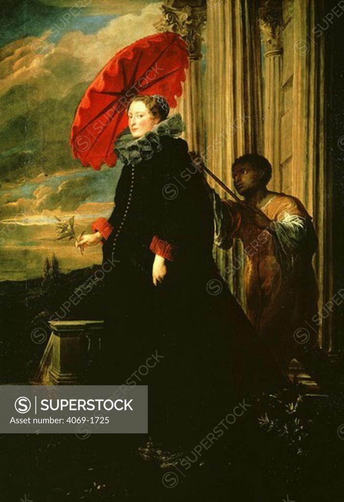 Stock Photo: 4069-1725 Countess Helena GRIMALDI of Genoa, 1623