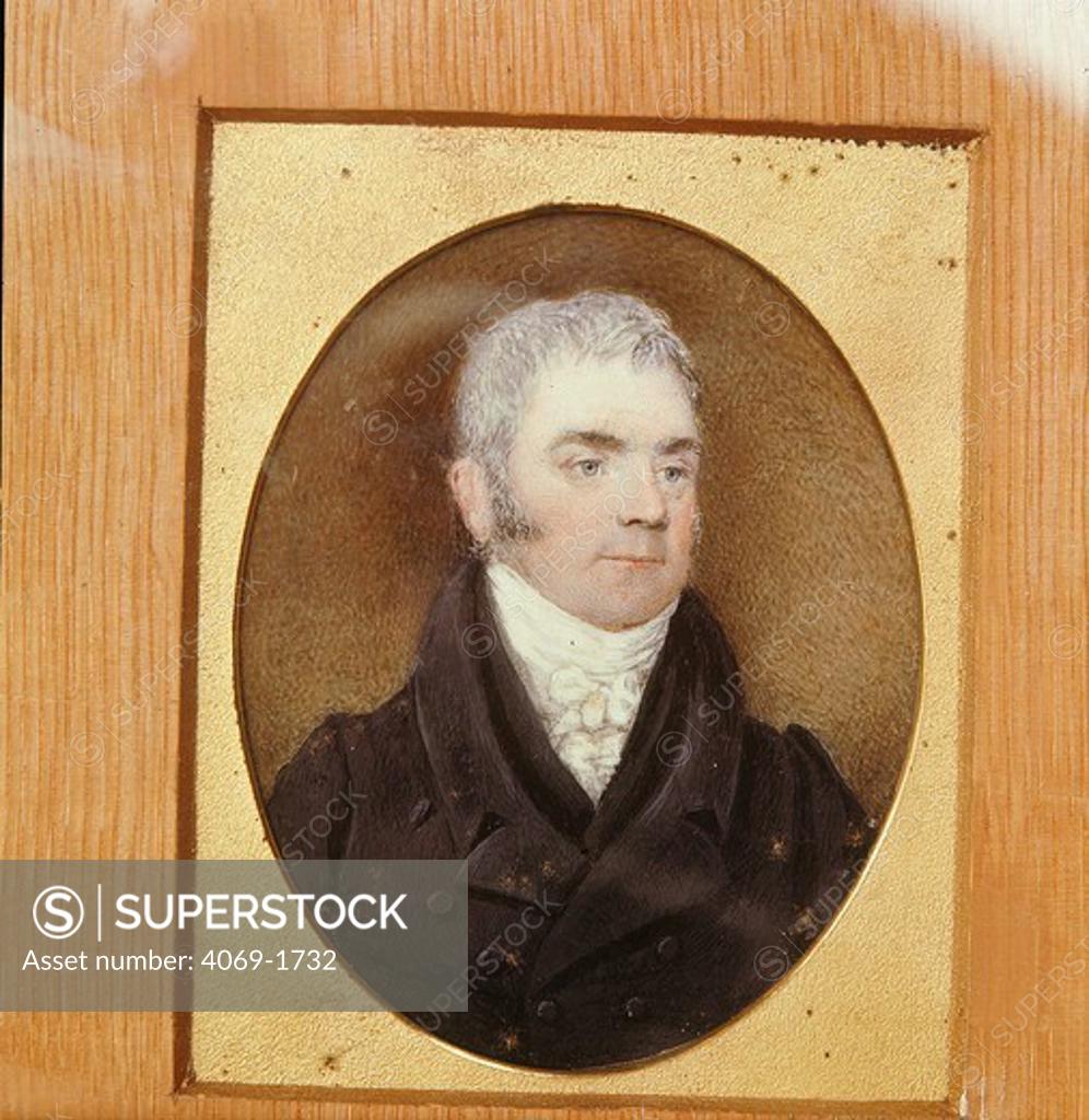 Stock Photo: 4069-1732 THOMAS HENTY, 1775-1839, English, early settler in Australia, 1831