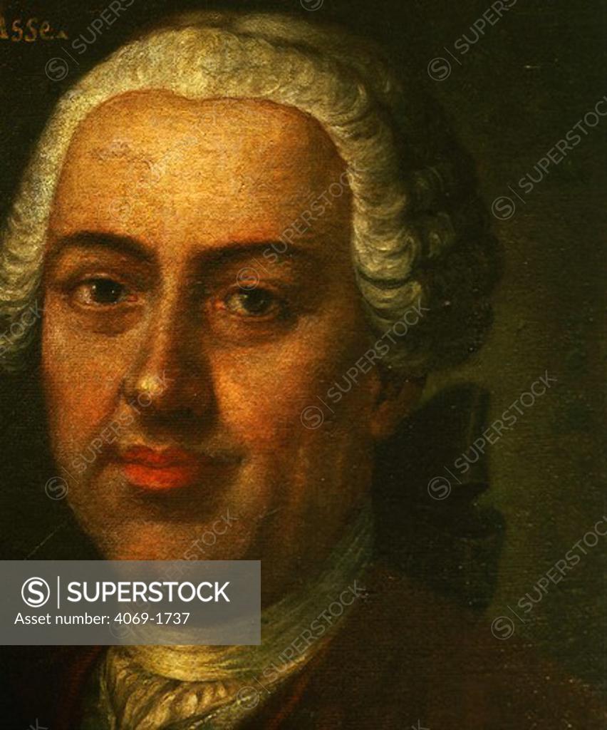 Stock Photo: 4069-1737 Johann Adolf HASSE 1699-1783 German composer, 18th century