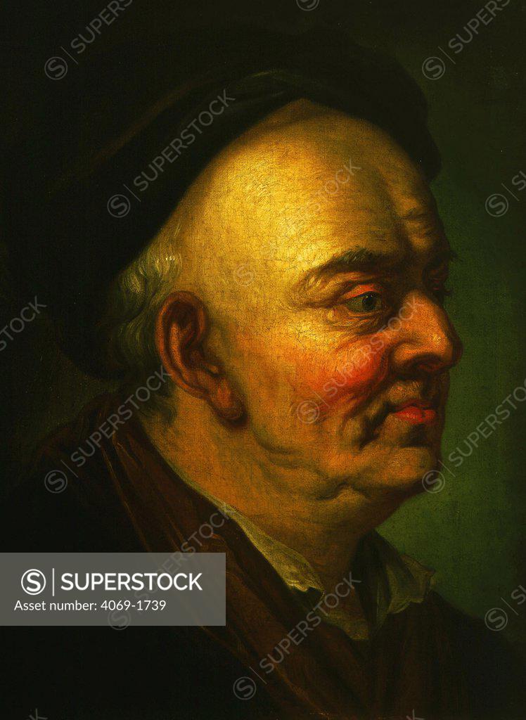 Stock Photo: 4069-1739 George Frideric HANDEL 1685-1759 German composer, as old man