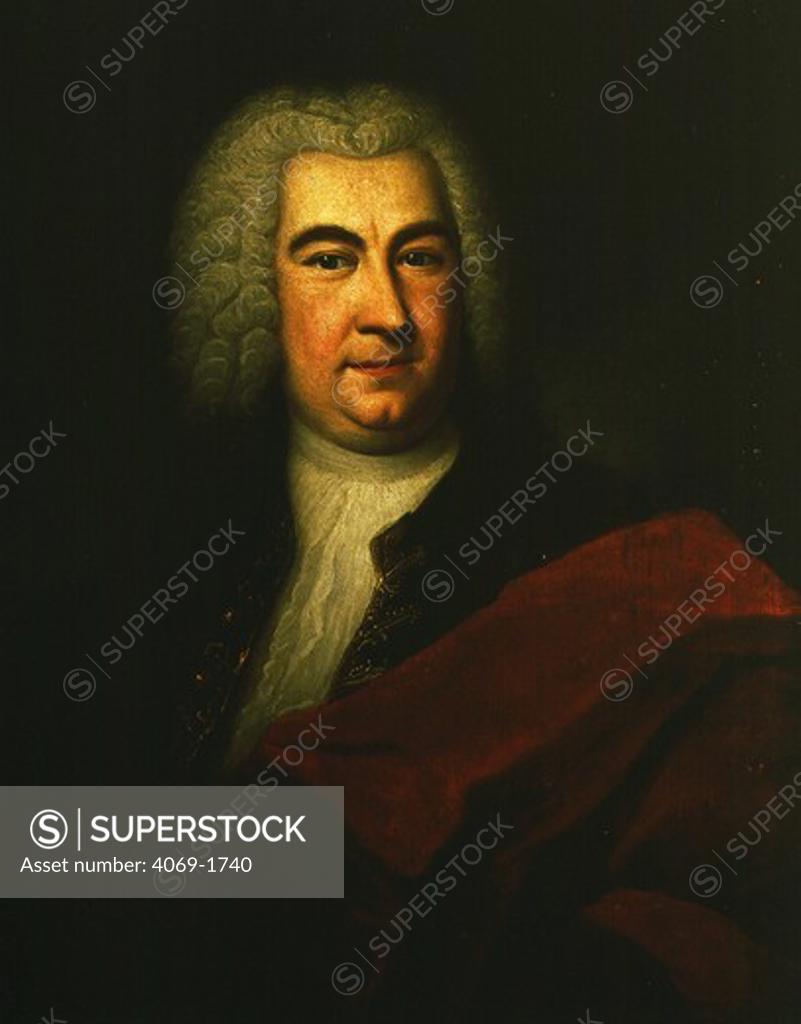 Stock Photo: 4069-1740 George Frideric HANDEL 1685-1759 German composer