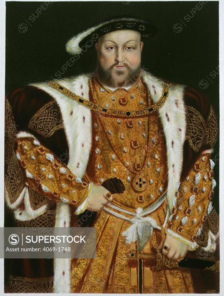 Stock Photo: 4069-1748 King HENRY VIII, 1491-1547, King of England