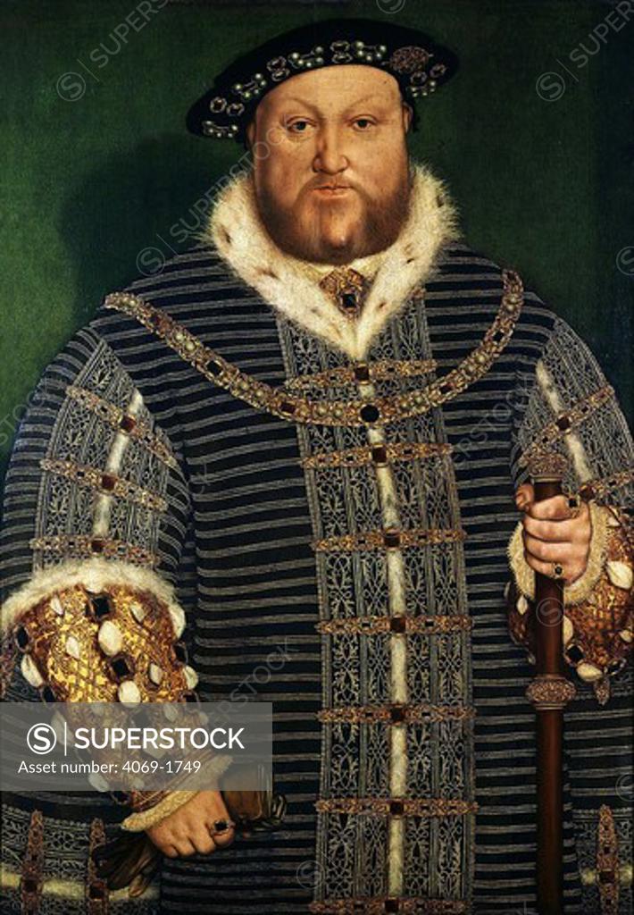 Stock Photo: 4069-1749 King HENRY VIII, 1491-1547, King of England