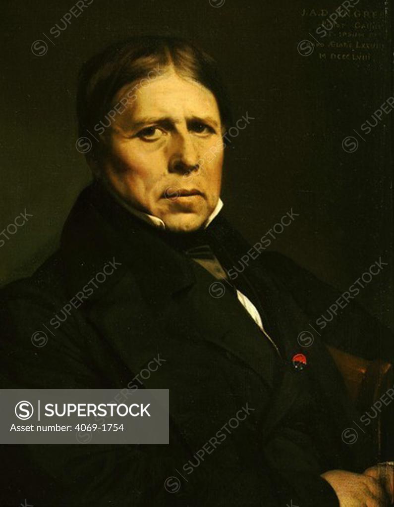 Stock Photo: 4069-1754 Self portrait, painted 1858