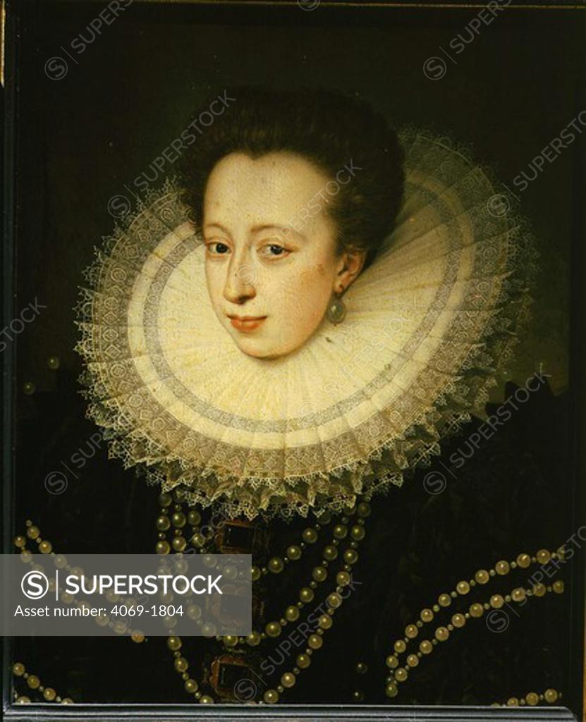 Stock Photo: 4069-1804 Christine of Lorraine (1565-1637) 16th century