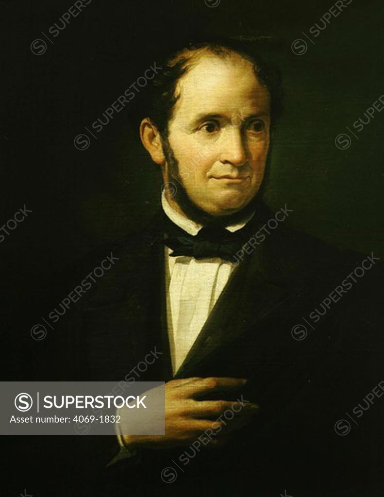 Stock Photo: 4069-1832 Giuseppe Saverio Raffaele MERCADANTE 1795-1870 Italian composer