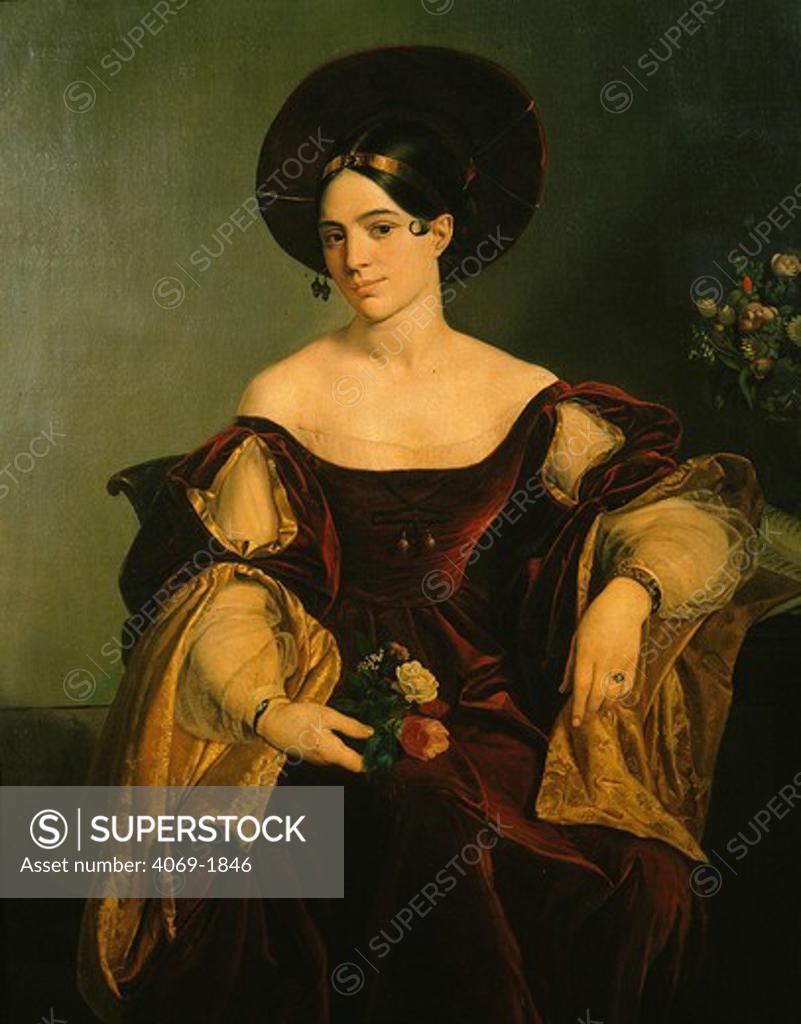 Stock Photo: 4069-1846 Maria Felicitia MALIBRAN 1808-36, French-Spanish contralto singer