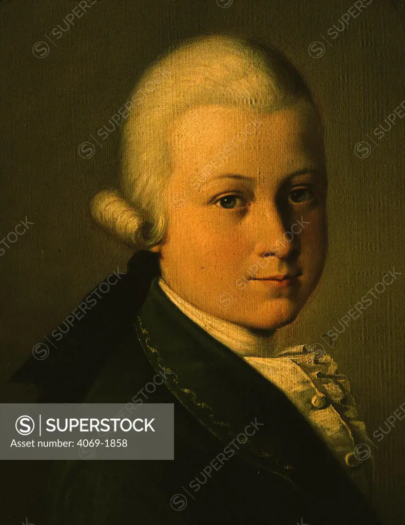 Wolfgang Amadeus MOZART, Austrian composer, 1756-1791 as young man