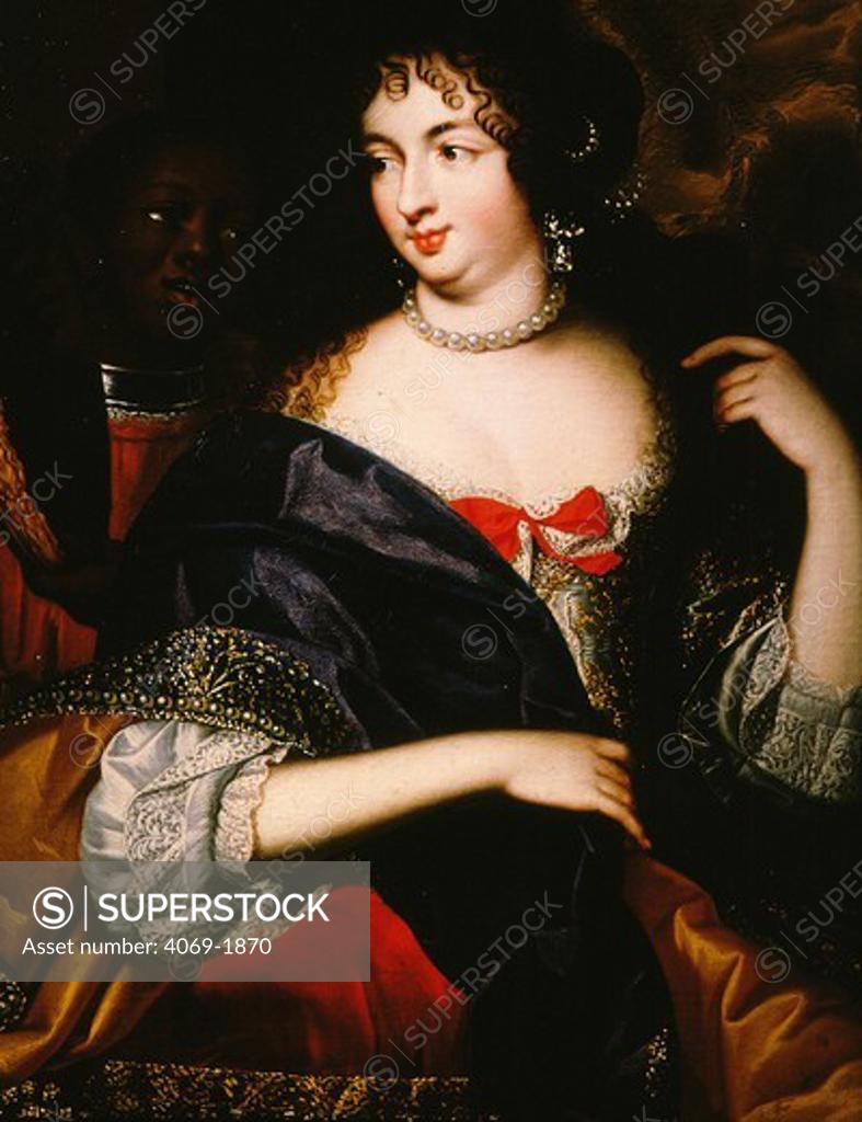Stock Photo: 4069-1870 Francoise Athenais de Rochechoart Marquise de Montespan (1641-1707) mistress of Louis XIV