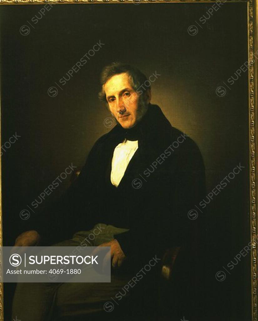 Stock Photo: 4069-1880 Alessandro MANZONI (1785-1873), Italian novelist and poet