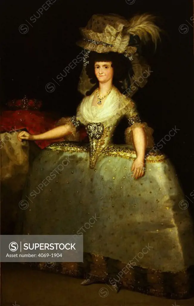 Queen MARIA LUISA of Spain 1751-1819 wife of Charles IV