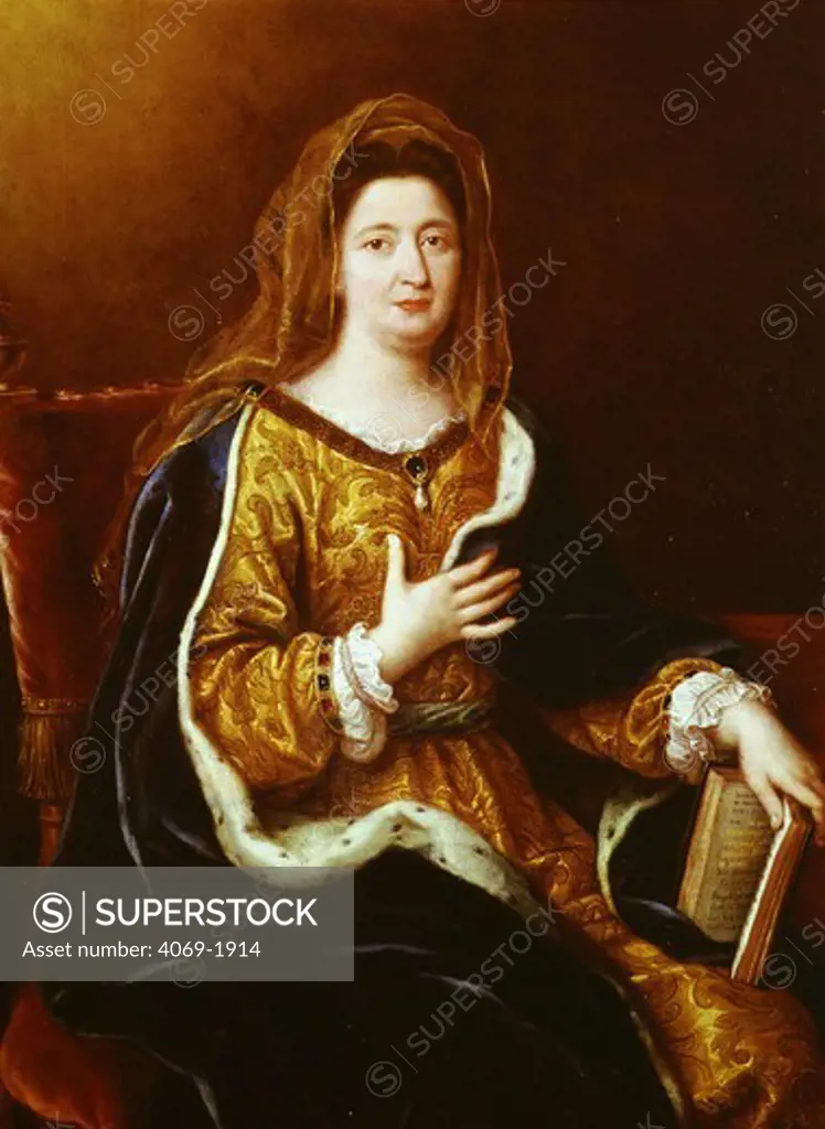 Francoise d'Aubigne Marquise de MAINTENON, 1635-1719, 2nd wife of King Louis XIV, painted c.1694
