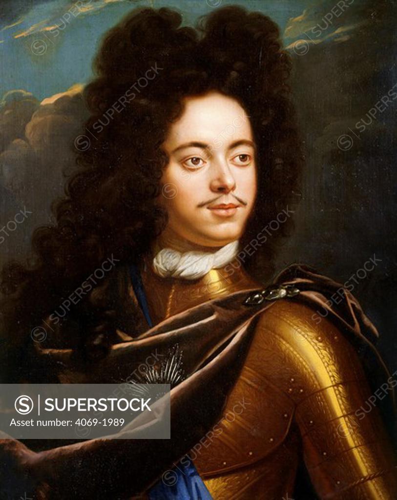 Stock Photo: 4069-1989 Tsar Peter I, the Great, 1672-1725
