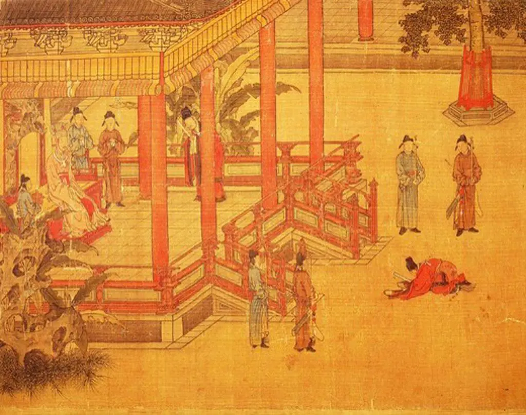 Filial piety, 12th century Chinese painting