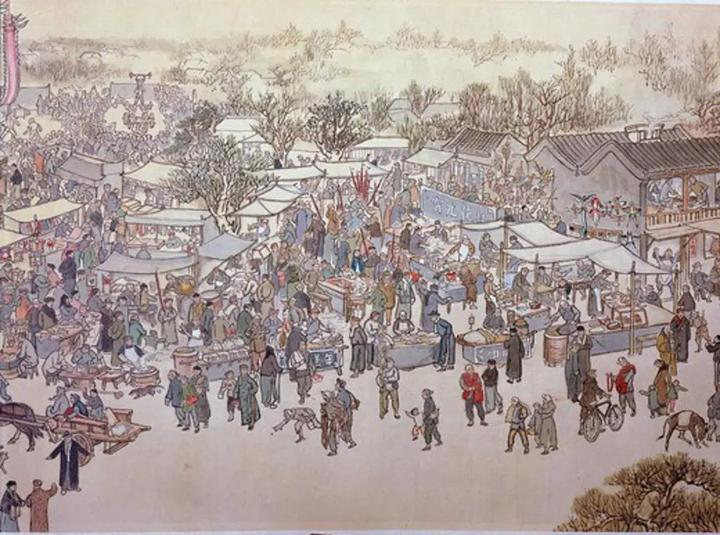 Wang Da Guang, Summer in Peking, 20th century, Chinese
