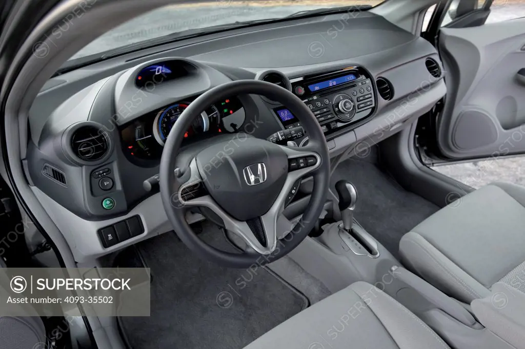  Honda Insight vista interior del volante