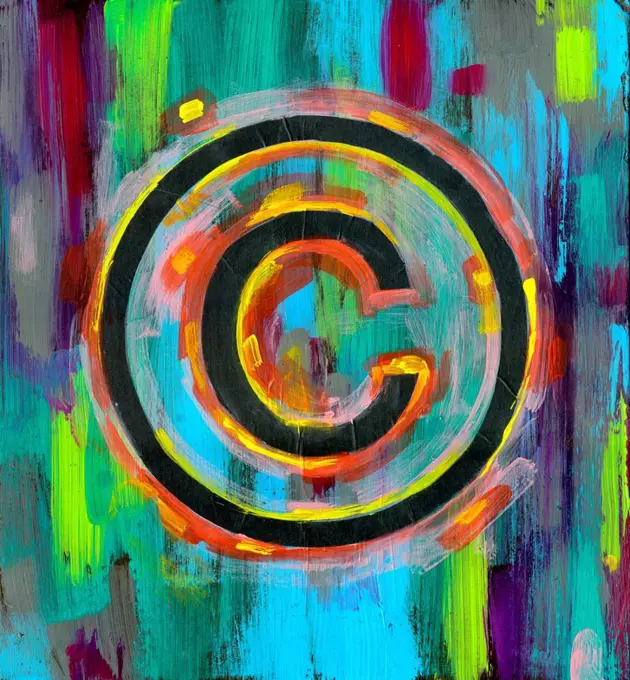 Illustration of copyright symbol