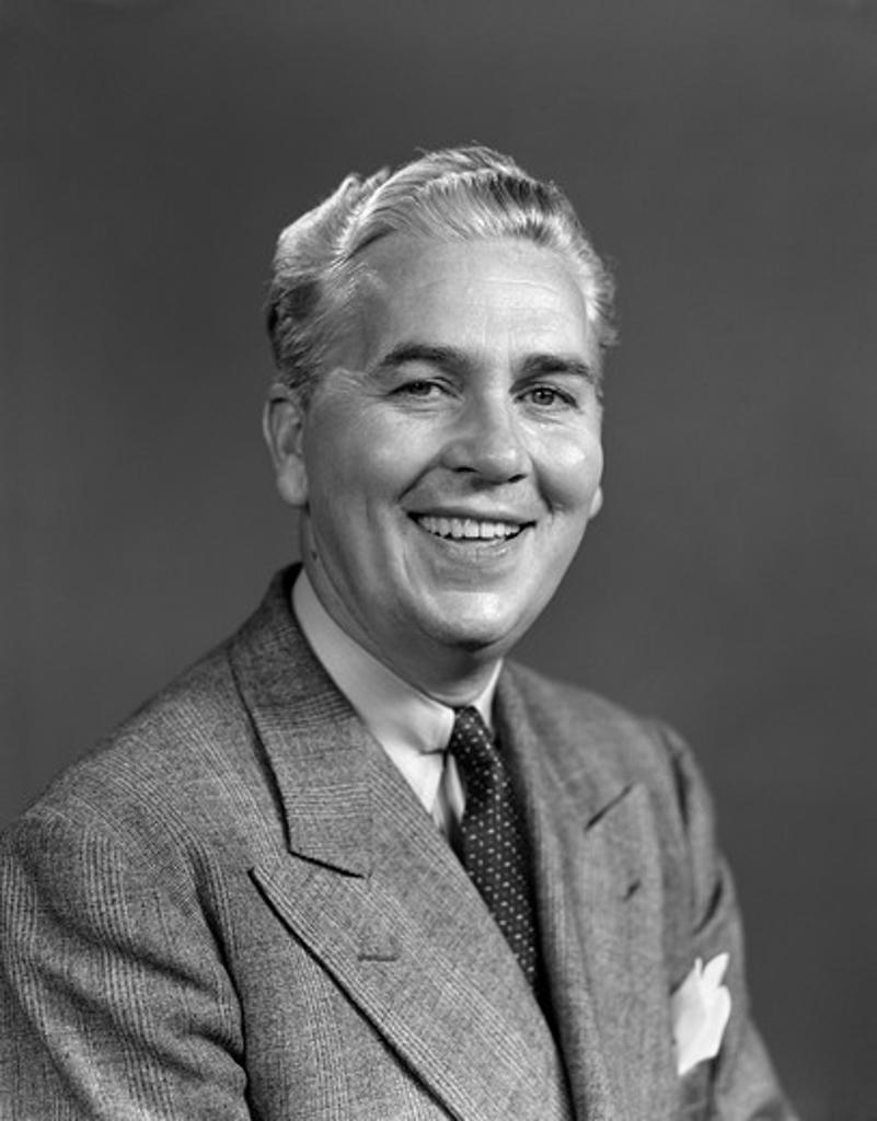 1940S 1950S Portrait Smiling Senior Man