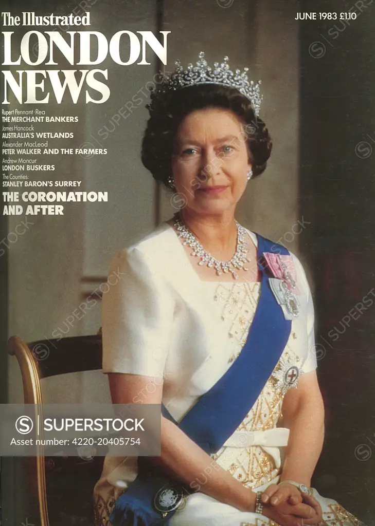 A front cover of Queen Elizabeth II, 1983.     Date: 01/06/1983