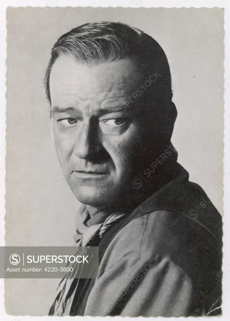 John Wayne (1907-1979) American film actor