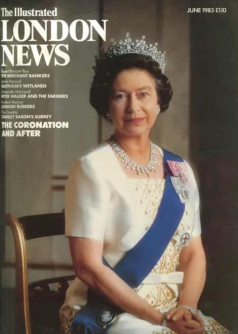 A front cover of Queen Elizabeth II, 1983.     Date: 01/06/1983