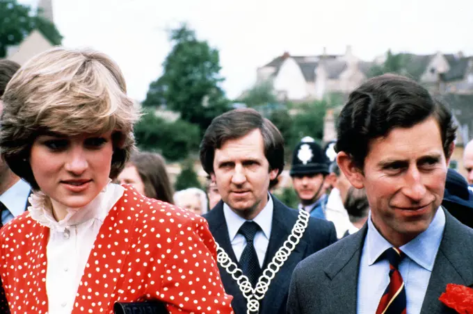 Princess Diana &amp; Prince Charles.  1 May 1981