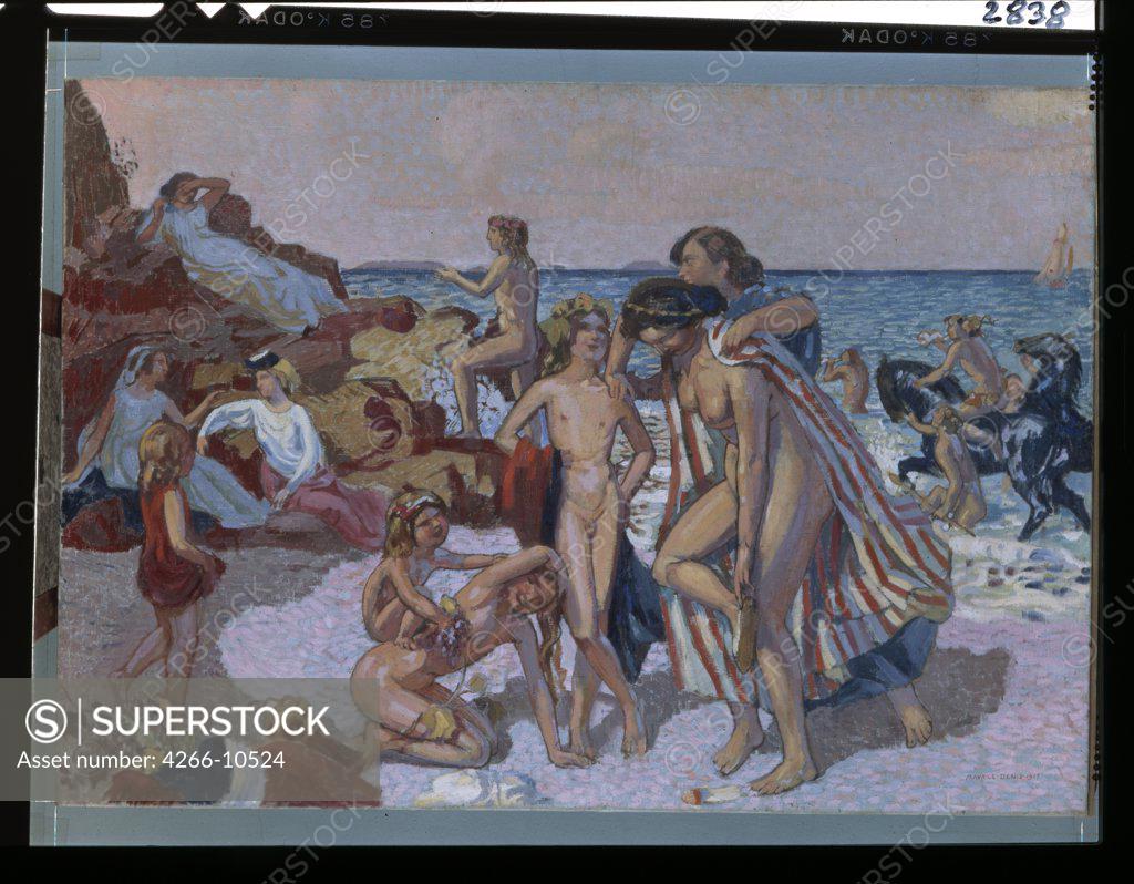 Stock Photo: 4266-10524 Denis, Maurice (1870-1943) State Hermitage, St. Petersburg 1907 81x116 Oil on canvas Fauvism Russia Mythology, Allegory and Literature 