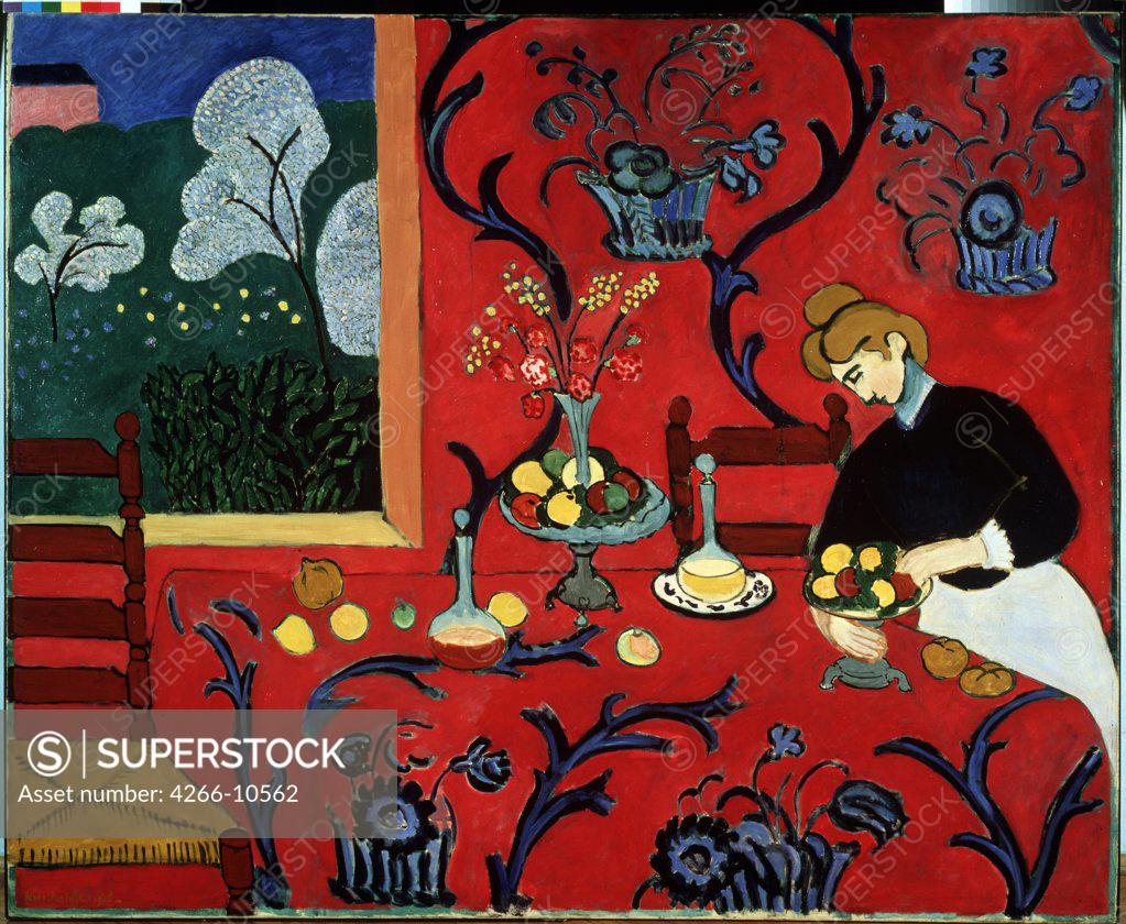 Stock Photo: 4266-10562 Matisse, Henri (1869-1954) State Hermitage, St. Petersburg 1908 180.5x221 Oil on canvas Modern France 