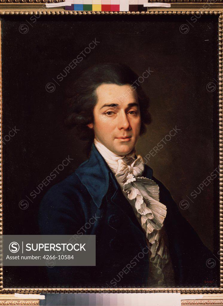 Stock Photo: 4266-10584 Portrait of Nikolay Lvov by unknown painter, Russia, St Petersburg, State Russian Museum, 71x55, 5