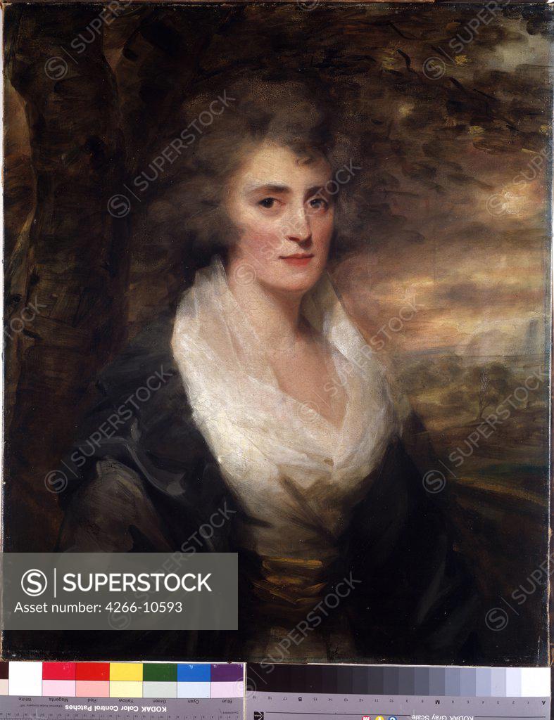 Stock Photo: 4266-10593 Portrait of Elinor Bethune by Sir Henry Raeburn, oil on canvas, 1790s, 1756-1823, Russia, St Petersburg, State Hermitage, 76x64
