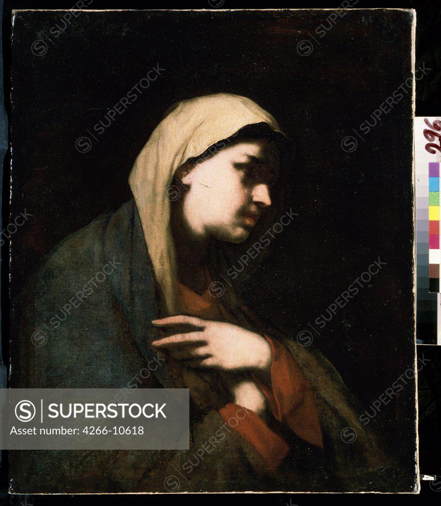 Stock Photo: 4266-10618 Mary Magdalene by Luca Giordano, oil on canvas, 1632-1705, School of Naples, Russia, Sevastopol, Kroshitsky Art Museum, 76, 5x62