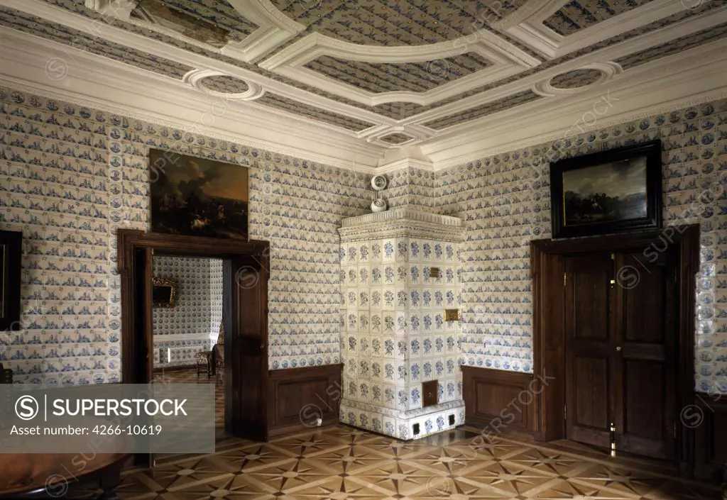 Home interior by Giovanni Maria Fontana, ceramics, 1710s, 1670-after 1714
