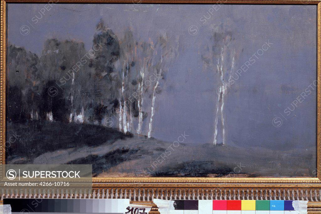 Stock Photo: 4266-10716 Landscape by unknown artist, Russia, Moscow, State Tretyakov Gallery, 29, 2x51, 3