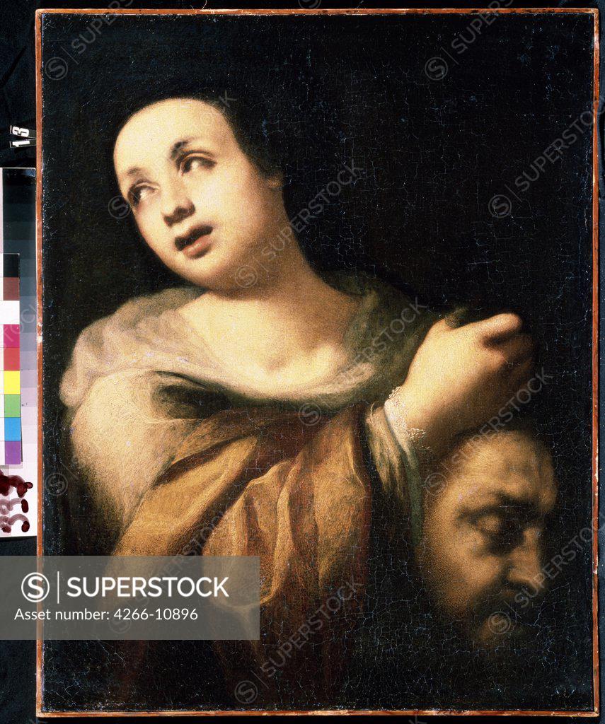 Stock Photo: 4266-10896 Daughter of Herodias by Italian master , oil on canvas, 17th century , Ukraine, Sevastopol , M. Kroshitsky Art Museum