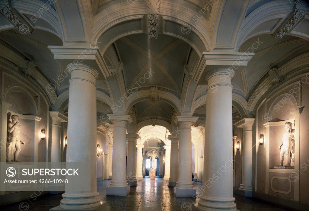 Stock Photo: 4266-10948 Menshikov palace interior by unknown artist, 1716-1720 , Russia, St Petersburg
