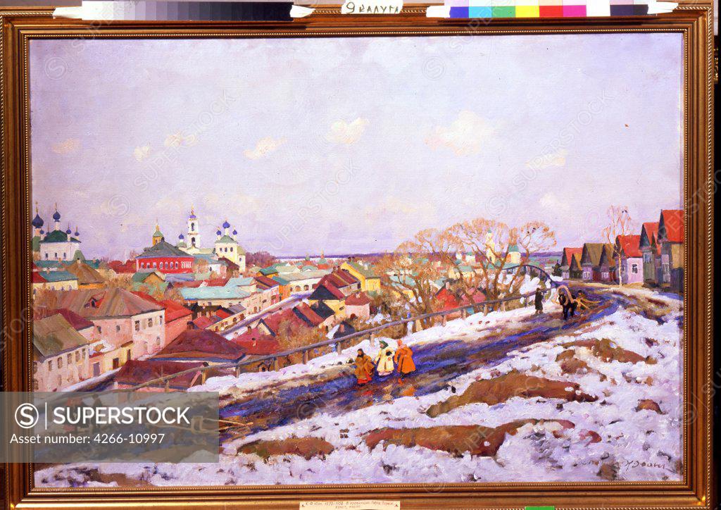 Stock Photo: 4266-10997 Yuon, Konstantin Fyodorovich (1875-1958) Regional Art Museum, Kaluga 1914 74x111 Oil on canvas Russian End of 19th - Early 20th cen. Russia 