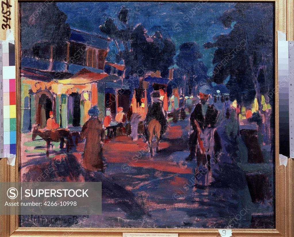 Stock Photo: 4266-10998 Grigoriev, Nikolai Mikhaylovich (1886-1943) Regional Art Museum, Kaluga 1910s 70x80 Oil on canvas Postimpressionism Russia 
