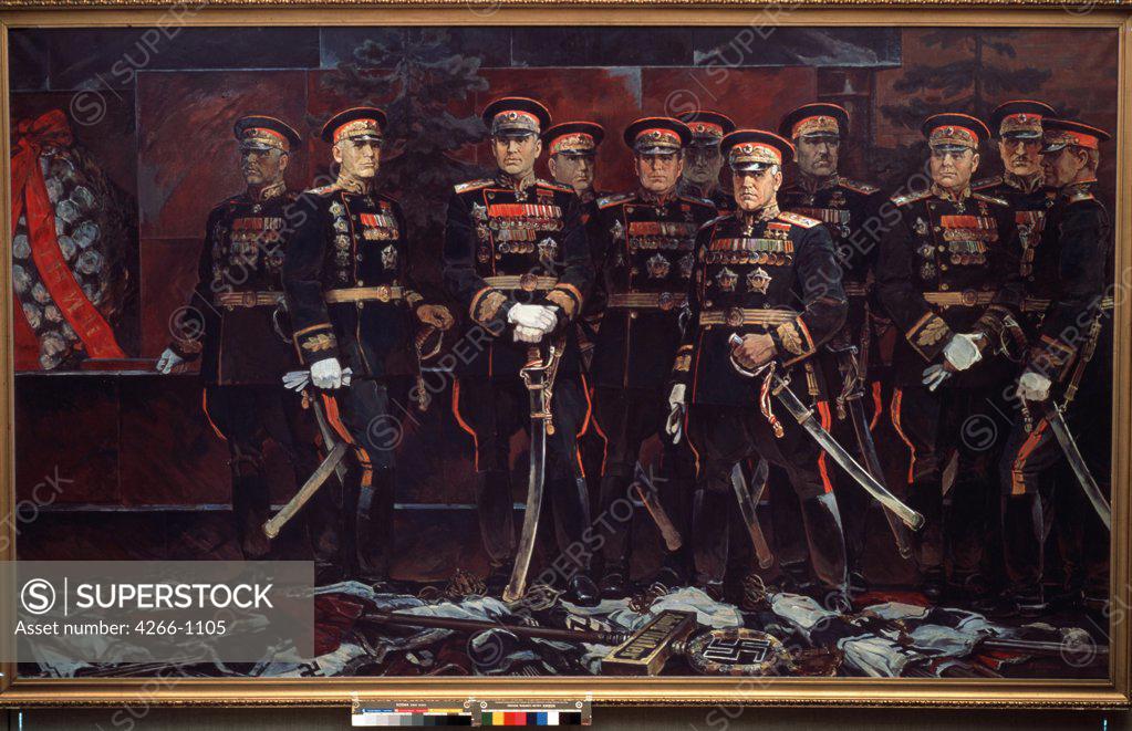 Stock Photo: 4266-1105 Beltyukov, Boris Mikhailovich (*1926) Central Artist's House, Moscow Oil on canvas Soviet Art Russia History 