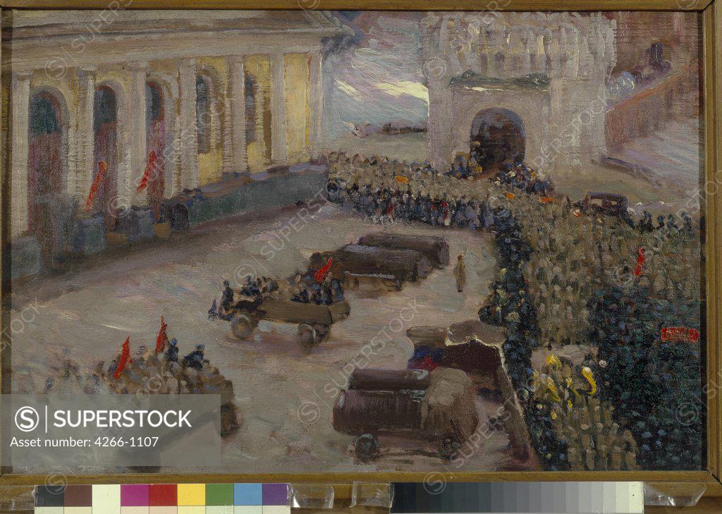 Stock Photo: 4266-1107 Meshkov, Vasili Nikitich (1868-1946) State Tretyakov Gallery, Moscow 1917 Oil on canvas Russian End of 19th - Early 20th cen. Russia History 