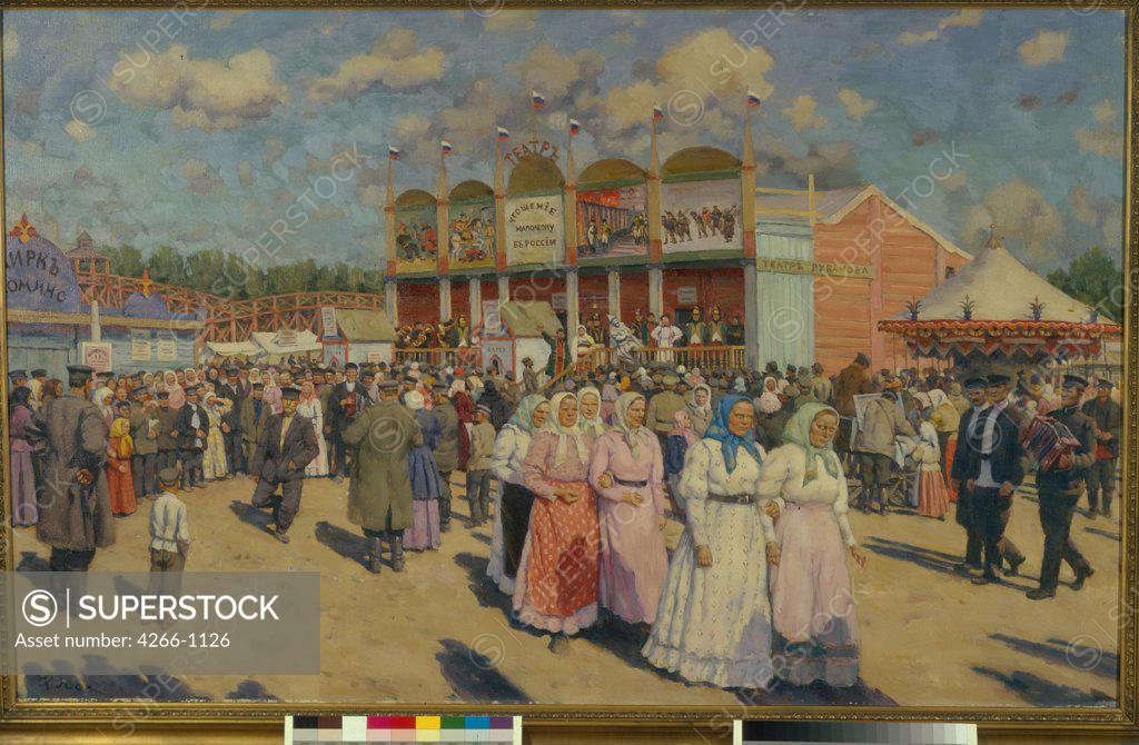 Stock Photo: 4266-1126 Yuon, Konstantin Fyodorovich (1875-1958) State Tretyakov Gallery, Moscow 1909 and 1947 113x180 Oil on canvas Russian End of 19th - Early 20th cen. Russia 
