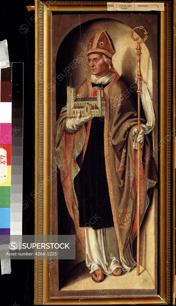 Stock Photo: 4266-1225 Bishop of Cologne by Anton Woensam, oil on wood, 1492/1500-1541, 16th century, Russia, Moscow, State A. Pushkin Museum of Fine Arts,