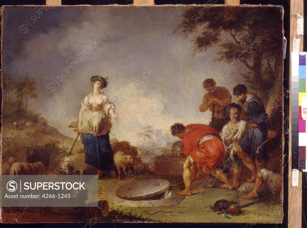 Stock Photo: 4266-1245 Well, painting, Russia, Moscow, State A. Pushkin Museum of Fine Arts, 63, 5x82