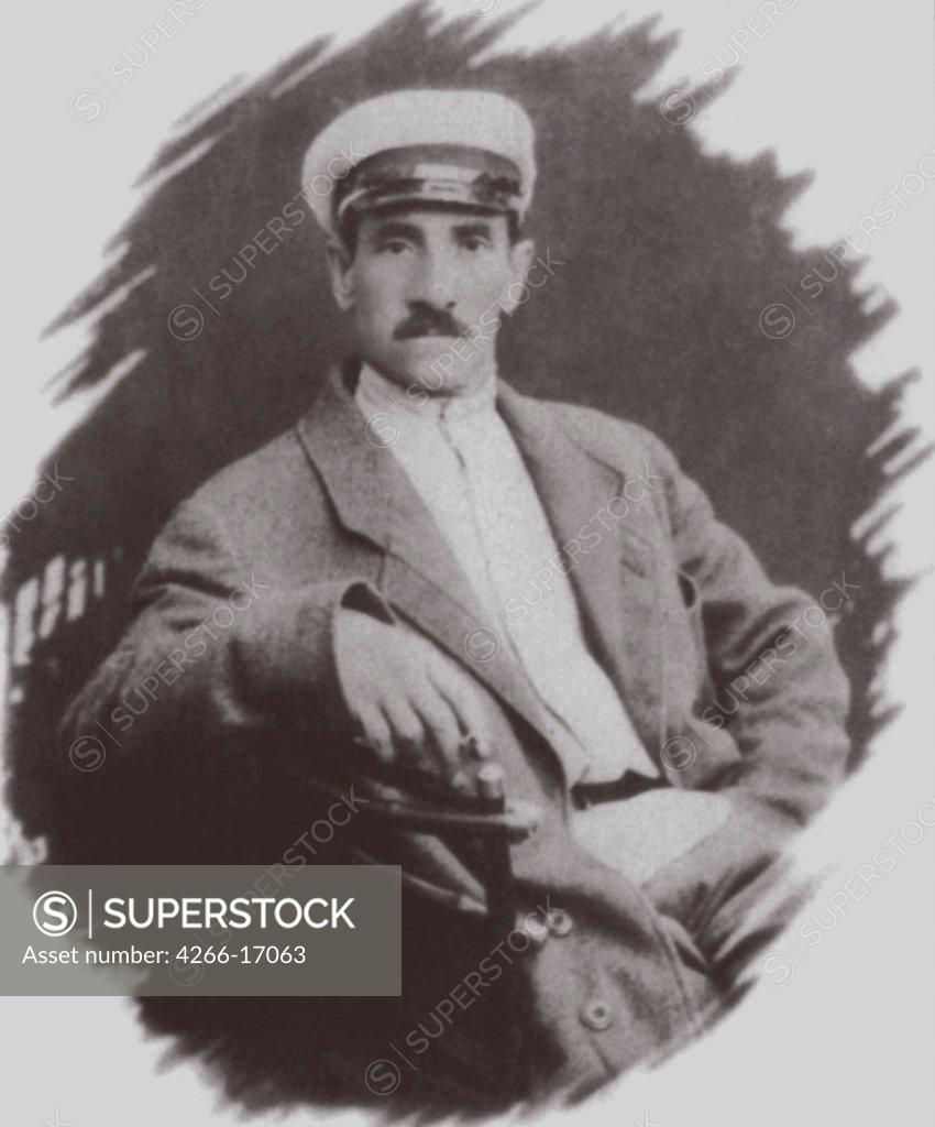 Stock Photo: 4266-17063 Alexander Grin. Sevastopol by Anonymous  /Private Collection/1923/Photograph/Russia/Portrait