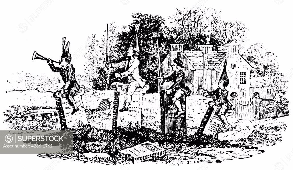 Stock Photo: 4266-1762 Life And Death by Thomas Bewick, woodcut, 1797, 1753-1828, Russia, Moscow, State A. Pushkin Museum of Fine Arts