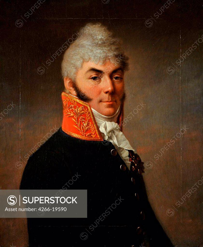 Stock Photo: 4266-19590 Portrait of Count Nikolay Nikolayevich Novosiltsev (1761-1836) by Shchukin, Stepan Semyonovich (1762-1828)/ State Russian Museum, St. Petersburg/ before 1808/ Russia/ Oil on canvas/ Classicism/ 75x61/ Portrait