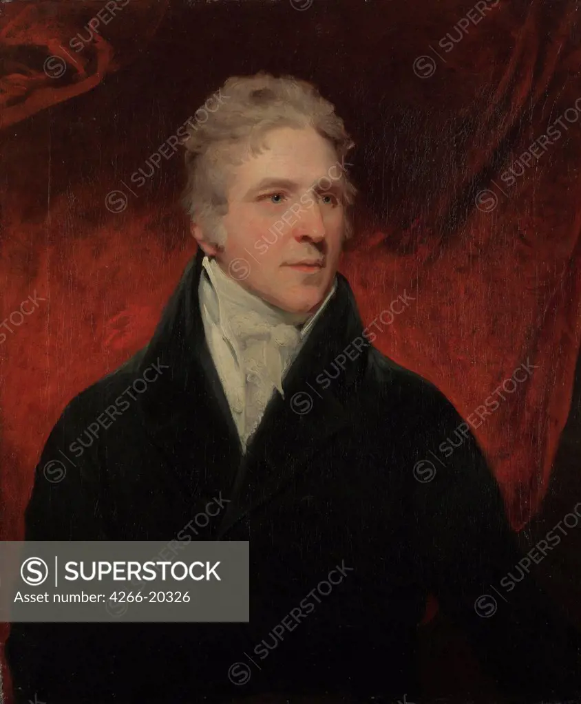 Sir George Beaumont (1753-1827) by Hoppner, John (1758-1810)/ National Gallery, London/ 1803/ England/ Oil on canvas/ Classicism/ 77,5x63,9/ Portrait