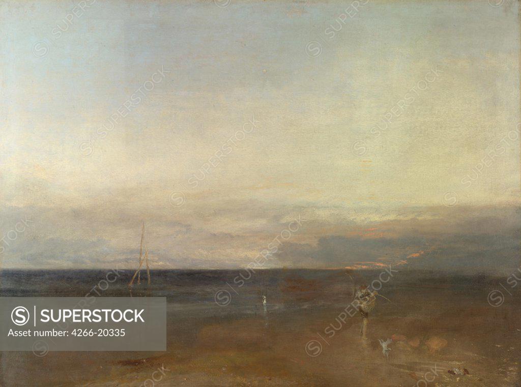 Stock Photo: 4266-20335 The Evening Star by Turner, Joseph Mallord William (1775-1851)/ National Gallery, London/ c. 1830/ England/ Oil on canvas/ Romanticism/ 91,1x122,6/ Landscape