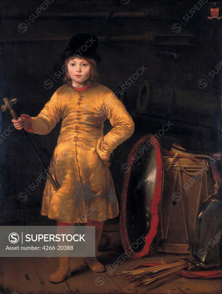 Stock Photo: 4266-20388 Otto van der Waeyen in a Polish costume by Bol, Ferdinand (1616-1680)/ Museum Boijmans Van Beuningen, Rotterdam/ 1656/ Holland/ Oil on canvas/ Baroque/ 158x120,5/ Portrait